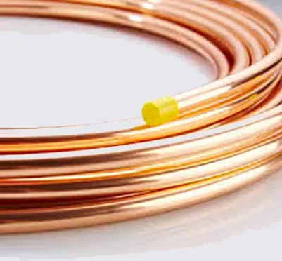 Tube cuivre en rouleaux