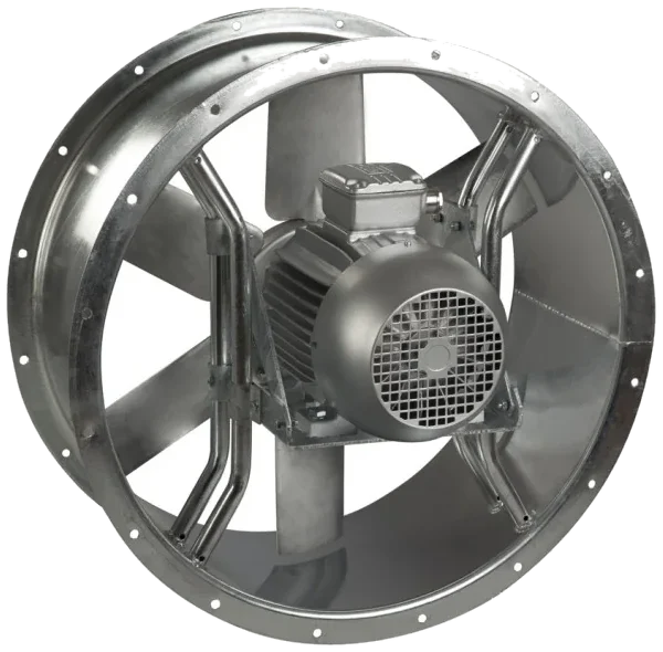 Ventilateurs axiaux tubulaires de désenfumage série THGT