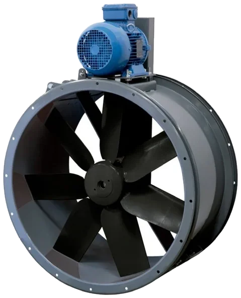 Ventilateurs axiaux tubulaires série TTT-N à transmission